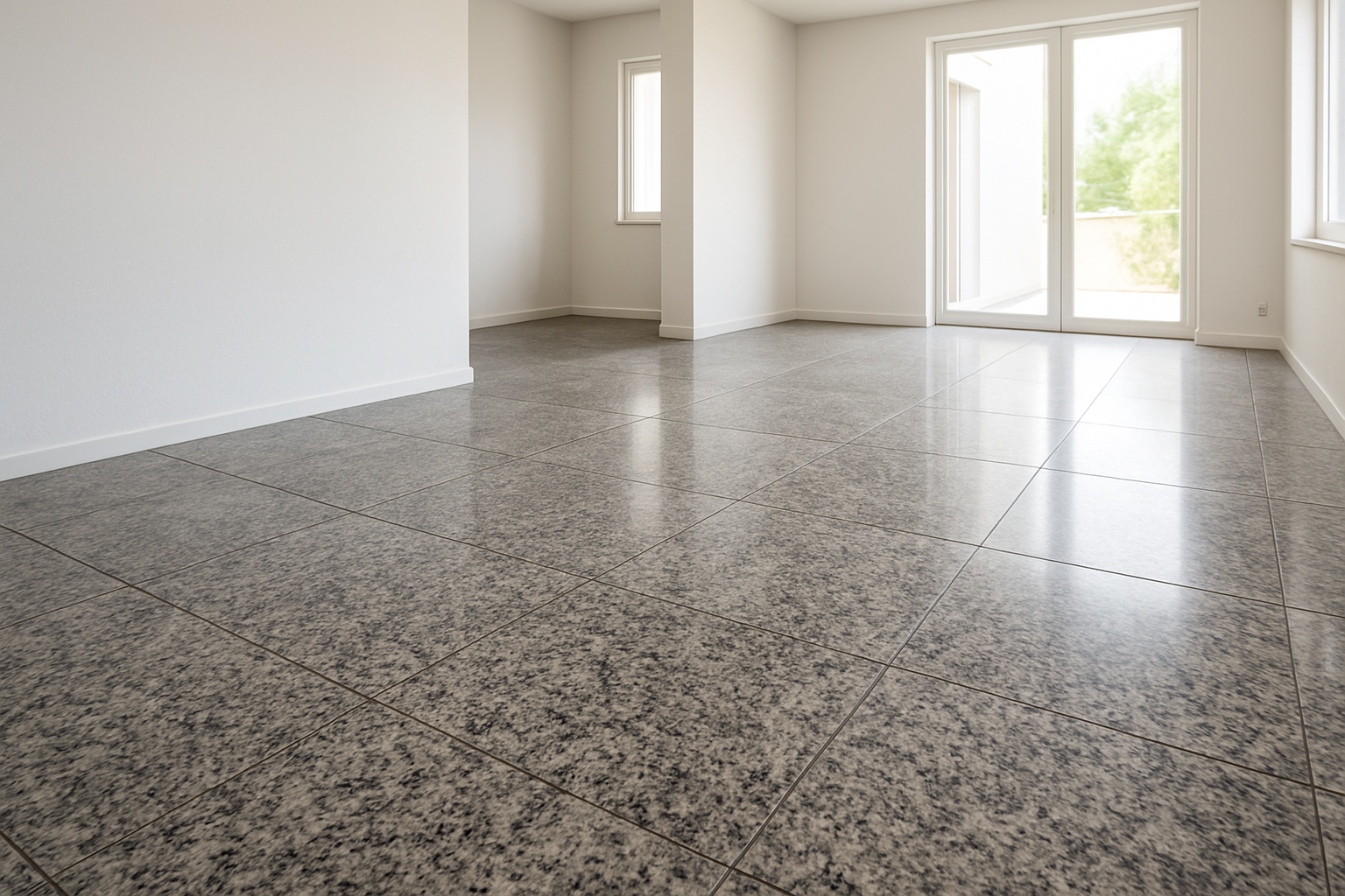 Granite Floor Tiles 60x60 in some room laying on the floor