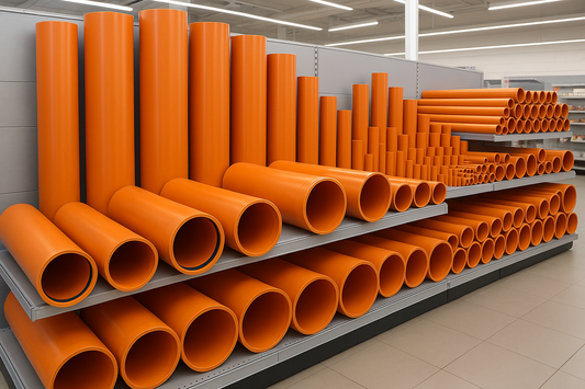 ORANGE PVC PIPES